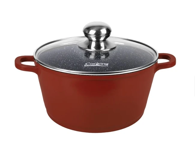 Semioala cu capac Cooking by Heinner Calabria aluminiu 30X13.5cm 8L